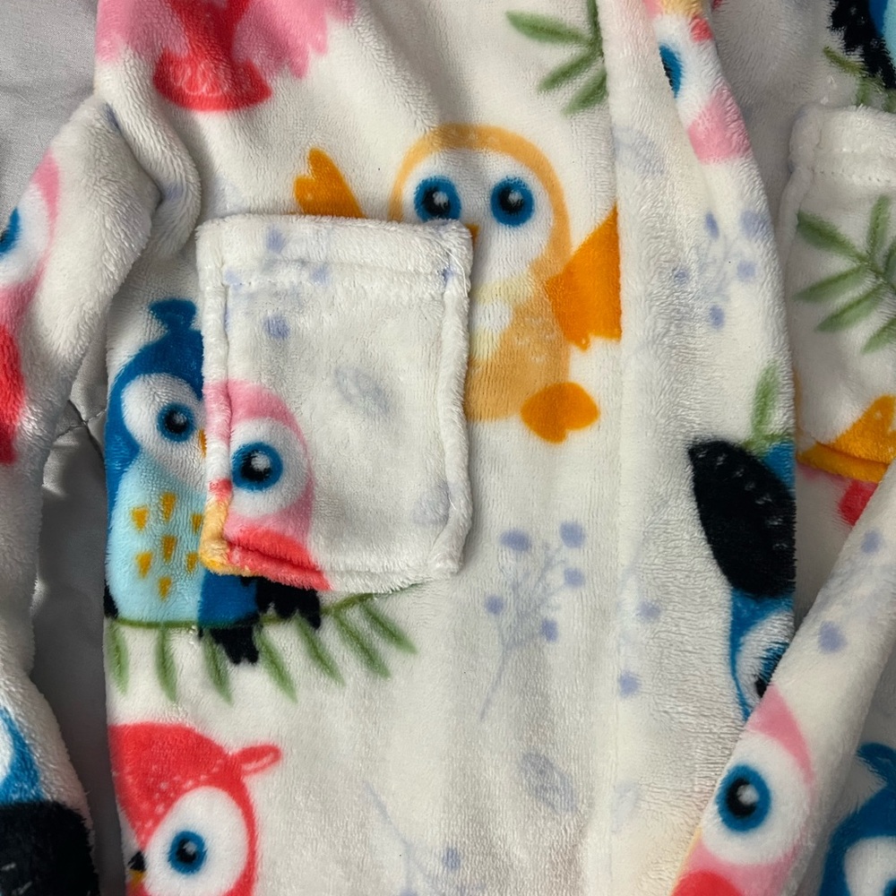 Hooded Owl Robe, 2T - Picture 3 of 4